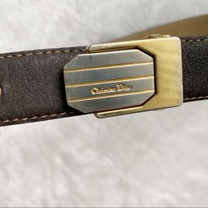 Vintage Dior Leather Belt